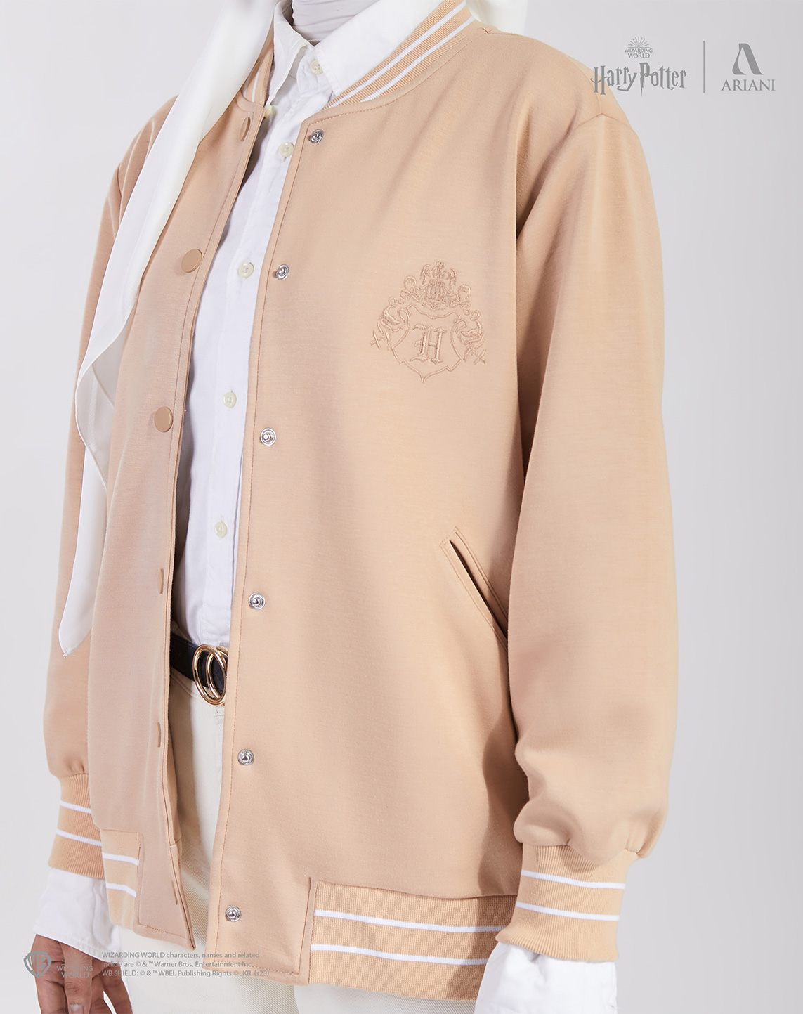Belaire rose hotsell varsity jacket